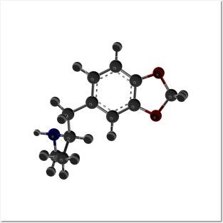 Ecstasy Molecule Posters and Art